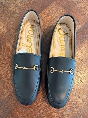 Sam Edelman Black Leather Loafers